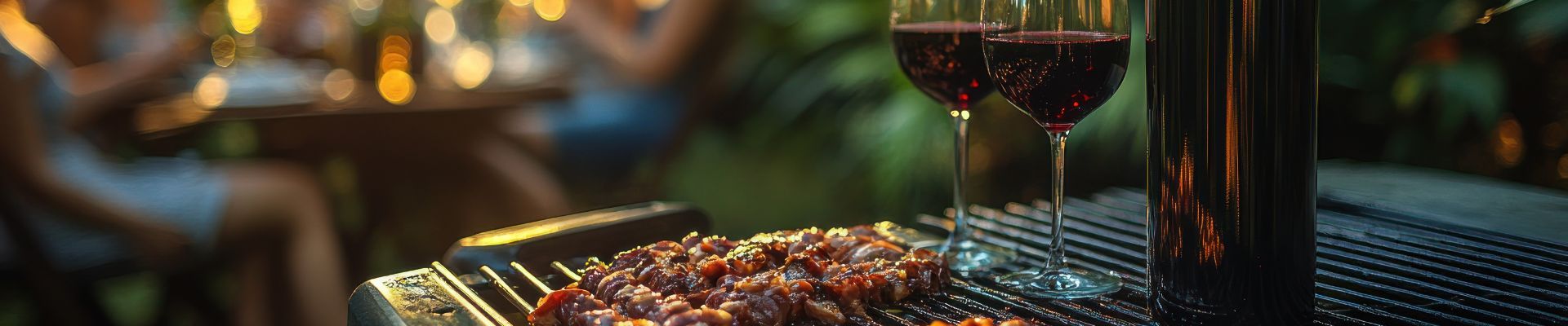 Barbacoa entre viñedos